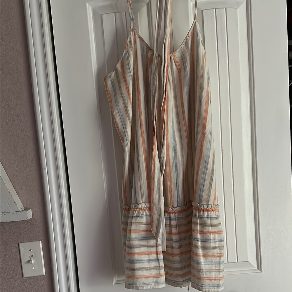 Striped Sleeveless Dress